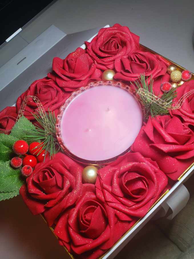 "Bordeaux" Candle Arrangement